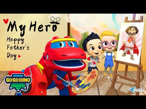 💙Best Father Dinosaur Heroes🦸‍♂️ Go Go Dino Happy Father's Day Special | Dinosaurs for Kids |Cartoon