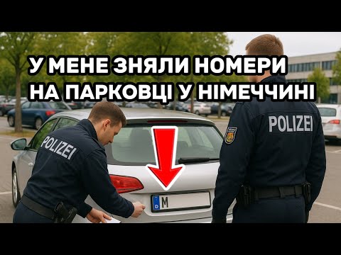 They removed the license plates from a car in Germany! What to do#car #germany