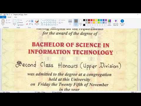 How to Edit a scanned document using Microsoft Paint