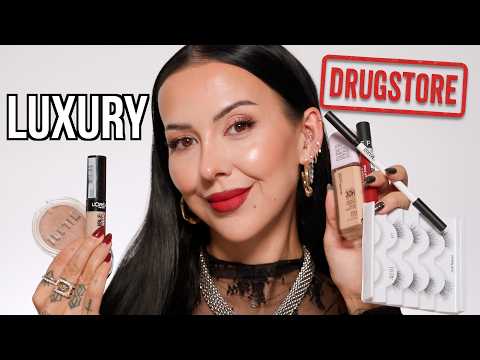 STEP BY STEP: Luxury AND DRUGSTORE Holiday Glam!