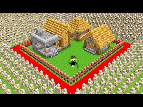 Villagers SPLIT The Village in HALF Against Iron Golens!