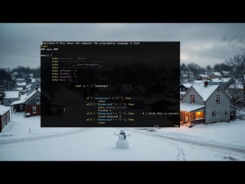 Coding a Linux Navigation Script