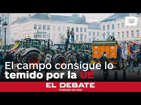 Gases lacrimógenos, incendios y tractores disparando estiércol: el campo consigue lo temido en la UE