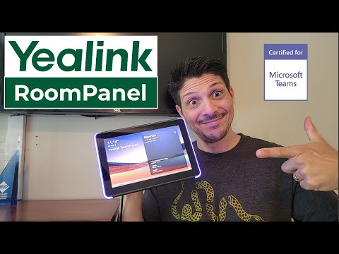 Yealink RoomPanel - Microsoft Teams Certified Panel Device Overview, Setup & Demo