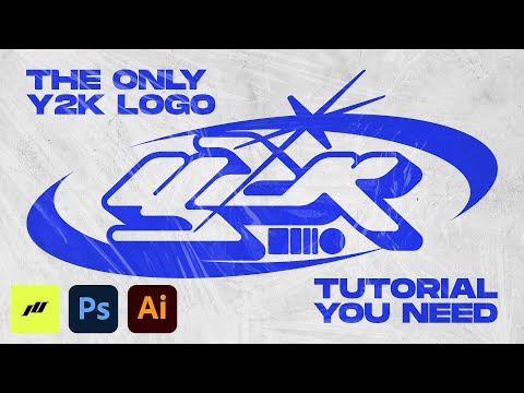HOW TO MAKE Y2K LOGO + FREE DOWNLOAD (ILLUSTRATOR & PHOTOSHOP TUTORIAL)