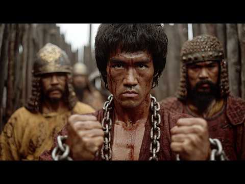 Classic Action Movie: Death Row Warrior Walks into a Trap on Bridge, But Turns It into a Slaughter