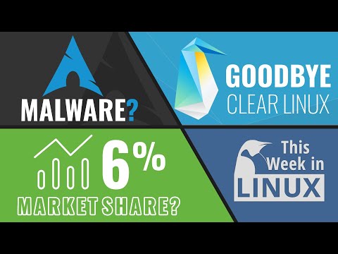 Intel nixes Clear Linux, 6% Market Share, Arch Malware, EU FOSS Funding & more Linux news