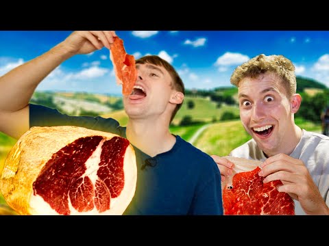 Two Brits try the Best Ham in Italy!