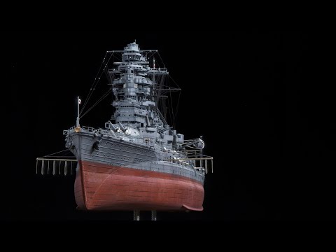 [艦船模型] 1/350 戦艦 長門  完成 Nagato ship model making