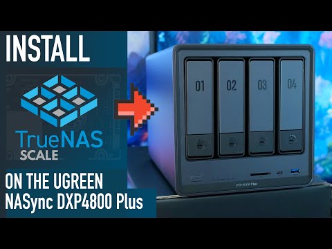 How to Install TrueNAS on UGREEN NASync DXP4800 Plus | VMs, Pihole, Jellyfin, Etc.