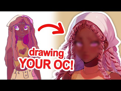 DRAWING YOUR CHARACTERS IN MY STYLE 👁👄👁 3