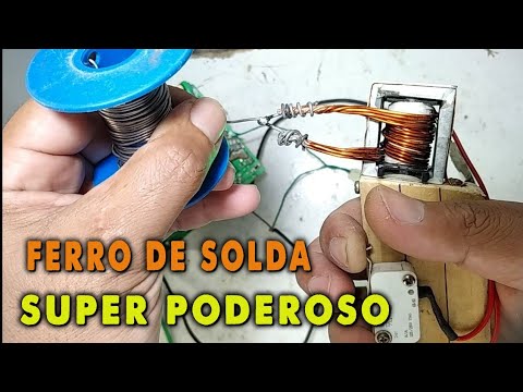 Ferro de Solda como Mini Transformador
