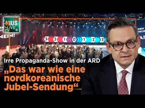 ARD „feiert“ Merz: Die krasseste Propaganda-Sendung des Jahres | NIUS Live vom 09. Dezember 2025