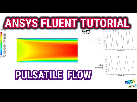ANSYS Fluent Tutorial | Pulsatile Flow | Flow Pulsation in ANSYS Fluent | Pulsating Flow CFD #ANSYS