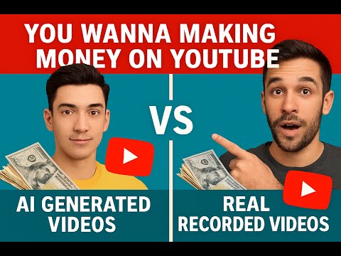 You wanna making money on YouTube—AI generated videos vs real recorded videos