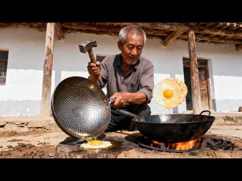 3,000 Hammer Strikes:Masters Forging a Non-Stick Iron Wok by Hand｜失传技艺｜不粘铁锅｜中国手艺