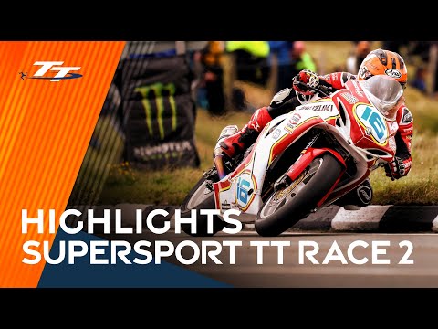 HIGHLIGHTS: Monster Energy Supersport TT Race 2 | 2025 Isle of Man TT Races