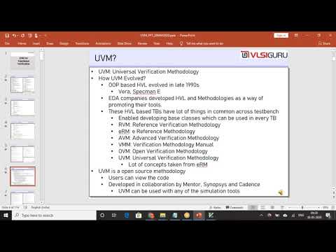 UVM TRAINING SES1 DEMO SESSION 30MAY2020