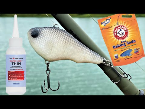 SOLID Super Glue and Baking Soda Bait | One Day Build to Catch