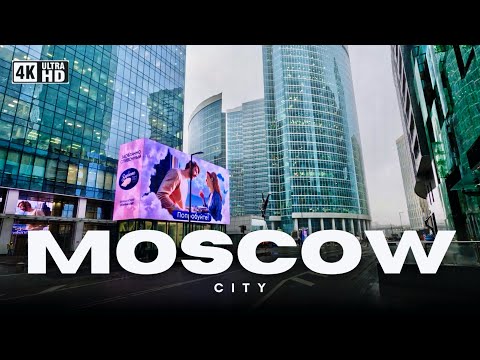 🔥 Москва-Сити 2025! Современная РОССИЯ и город будущего в 4K HDR 🇷🇺