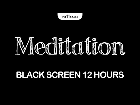 Soothing Piano Music for Deep Sleep and Meditation | Black Screen
