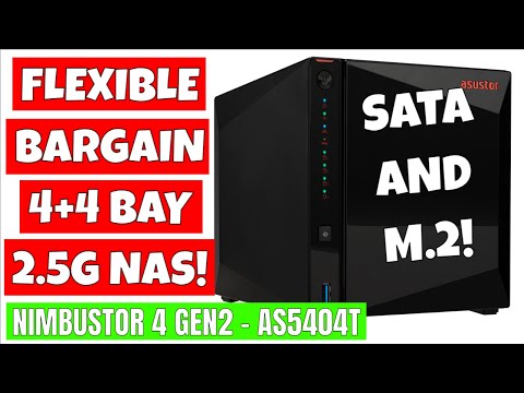 Amazing Value NAS Asustor Nimbustor Gen2 AS5404T 4 Drives +4 NVME Bays