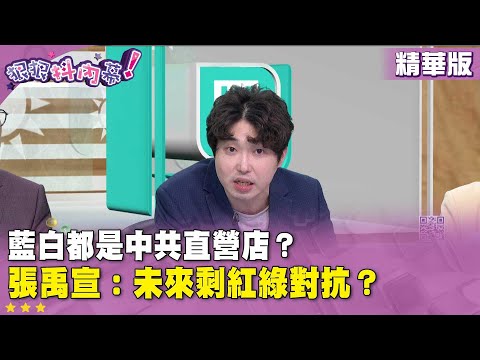 精華片段》藍白都是中共直營店？#張禹宣 ：未來剩紅綠對抗？【#狠狠抖內幕】2025.10.20