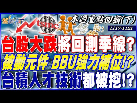台股大跌將回測季線？ 被動元件 BBU強力補位！？ 採購副總李文如跳槽 台積人才技術都被挖！？｜20251117-20251121【本週重點回顧 下】