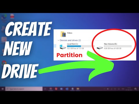How to Create Partition in Windows 10 & Windows 11 | Create New Drive (Easy Tutorial)