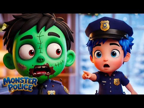 Polisi Monster 🚨 | Siapa yang Curi Cokelatku? | Lagu Anak-Anak | Monster Police Bahasa Indonesia