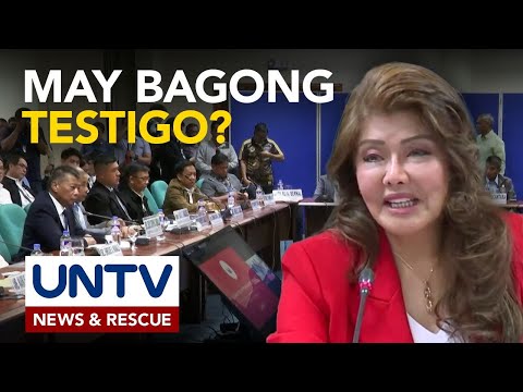 Sen. Imee Marcos, nakahanap ng bagong testigo sa senate probe sa Duterte arrest?