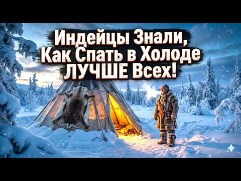 ЭТО НЕРЕАЛЬНО! 🤯 Как индейцы спали в ТЕНТАХ при -40°C и НИКОГДА не мерзли?
