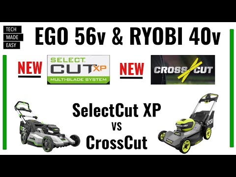 EGO 56v Select Cut XP Mower vs RYOBI 40v Crosscut review and detailed comparison
