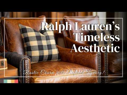 Ralph Lauren’s Timeless Aesthetic: Rustic Charm with Refined Luxury!