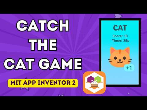 Catch The Cat Game in MIT App Inventor — Beginner-Friendly Game Development