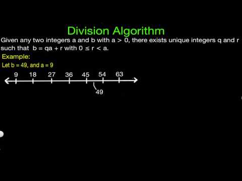 Division Algorithm Proof