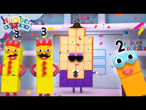 Stylish Numberblocks: Best Dressed and Colourful Adventures | Learn to Count | @Numberblocks
