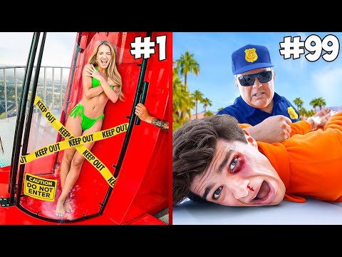 BREAKING 100 RULES IN 24 HOURS!!