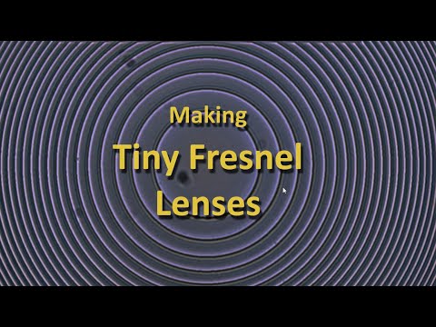 Making Tiny Fresnel Lenses during a Pandemic