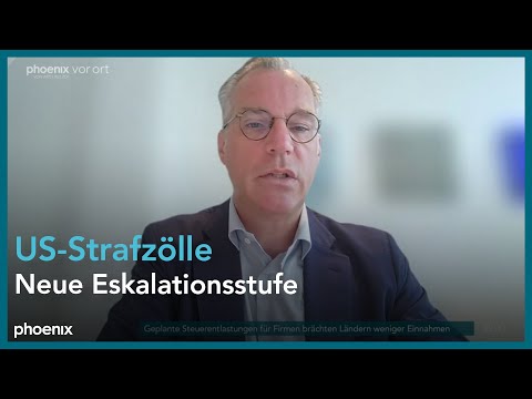 phoenix tagesgespräch mit Gunnar Groebler zu den US-Strafzöllen am 04.06.25
