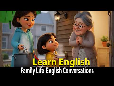 Family Life - English Conversations - English Speaking Practice for Kids | Mother & Daughter
