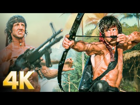 One Man Army: Rambo’s Most Explosive Moments | Rambo Part II |⚡ 4K