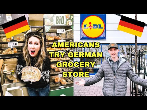 🇩🇪 Checking out GERMAN Grocery Store LIDL (as AMERICANS) for the first time!