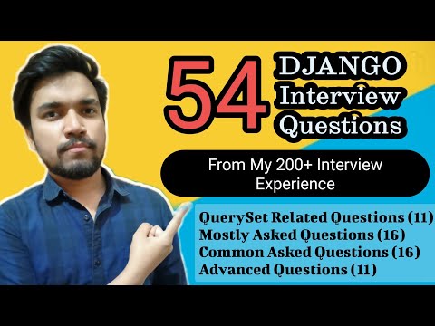54 Django Developer Interview Questions | Common, Advanced, QuerySet & Mostly Asked Django Questions