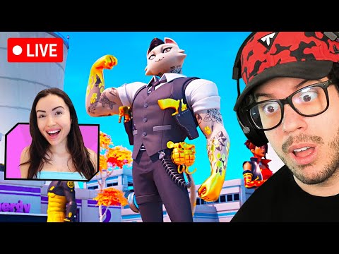 Playing FORTNITE with MY ALMOST WIFE! (Chapter 2 Remix)