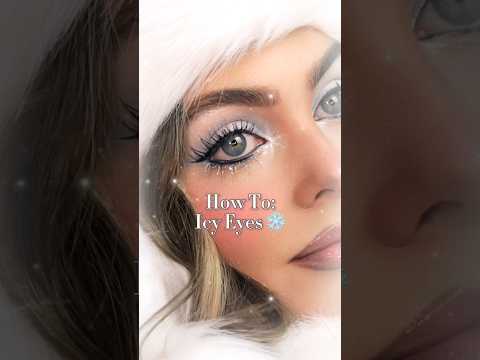 How To: ICY EYES Makeup Tutorial❄️ #makeup