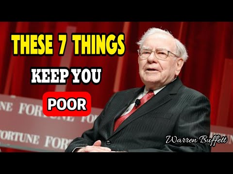 Warren Buffett EXPLAINS: The 7 Purchases That Keep You Broke