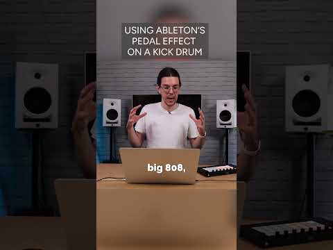Using Ableton Live's Pedal emulation to beef up a kick drum