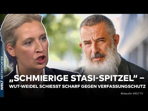 BEI BURGARD-TALK: "Schmierige Stasi-Spitzel" ‒ AfD-Weidel ledert gegen Verfassungsschutz-Chef | WELT
