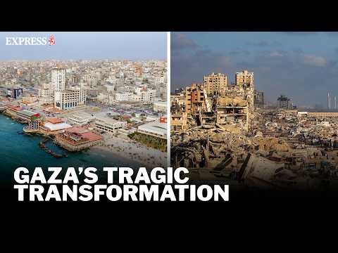 Gaza Before & After: Shocking footage reveals 2 years of BRUTAL Israel-Hamas war destruction